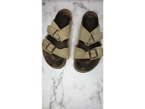 Birkenstock Suede Leather Buckle Sandals Size 41 Womens 10 Mens 8